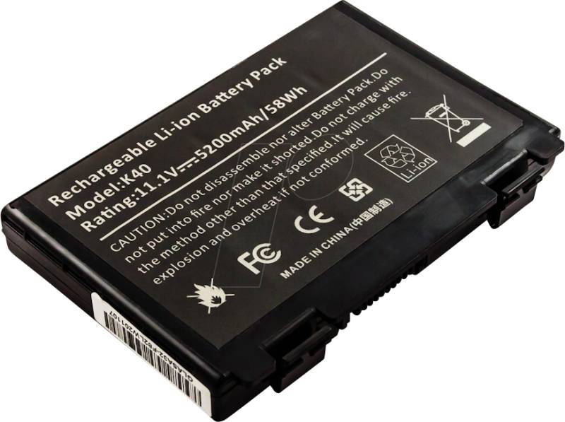AKKU 53382 - Notebook-Akku für ASUS, Li-Ion, 5200 mAh von FREI