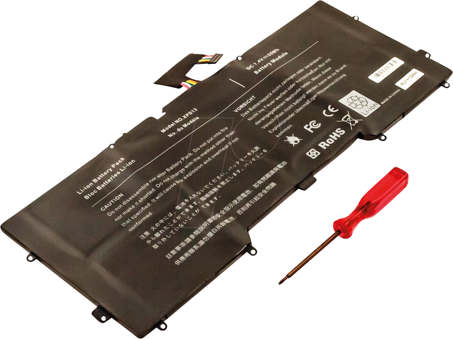 AKKU 53602 - Notebook-Akku für DELL, Li-Po, 7430 mAh von FREI