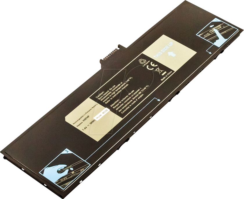 AKKU 53900 - Tablet-Akku für DELL-Geräte, Li-Po, 4850 mAh von FREI