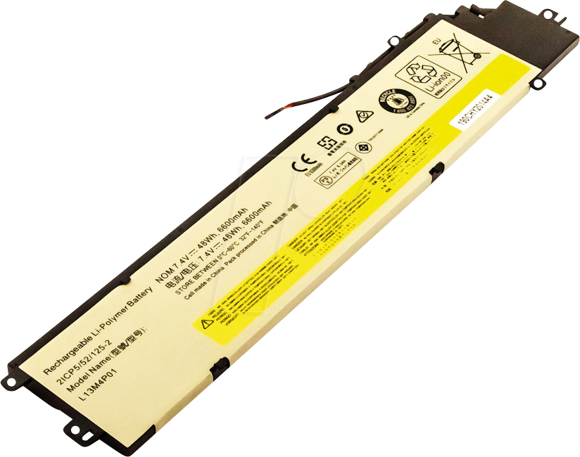 AKKU 53955 - Notebook-Akku für Lenovo, Li-Po, 6600 mAh von FREI