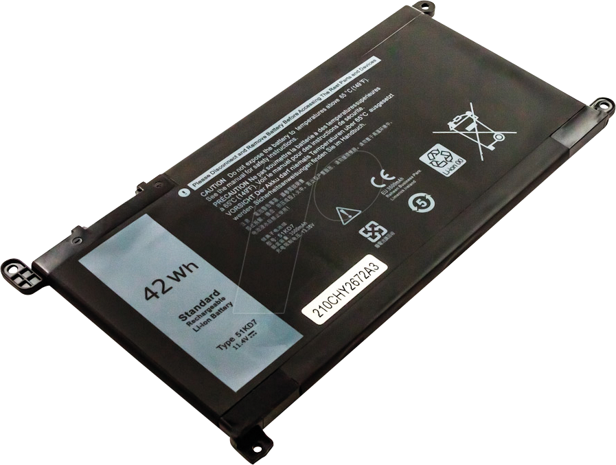 AKKU 54061 - Notebook-Akku für Dell, Li-Po, 3684 mAh AKKU 54061 - Notebook-Akku für Dell, Li-Po, 3684 mAh von FREI