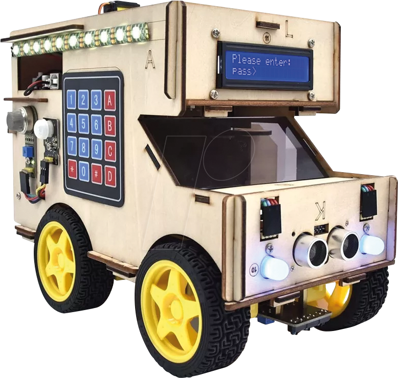 CAR KS0507 - Holzbausatz: Camping Car DIY Kit CAR KS0507 - Holzbausatz: Camping Car DIY Kit von FREI
