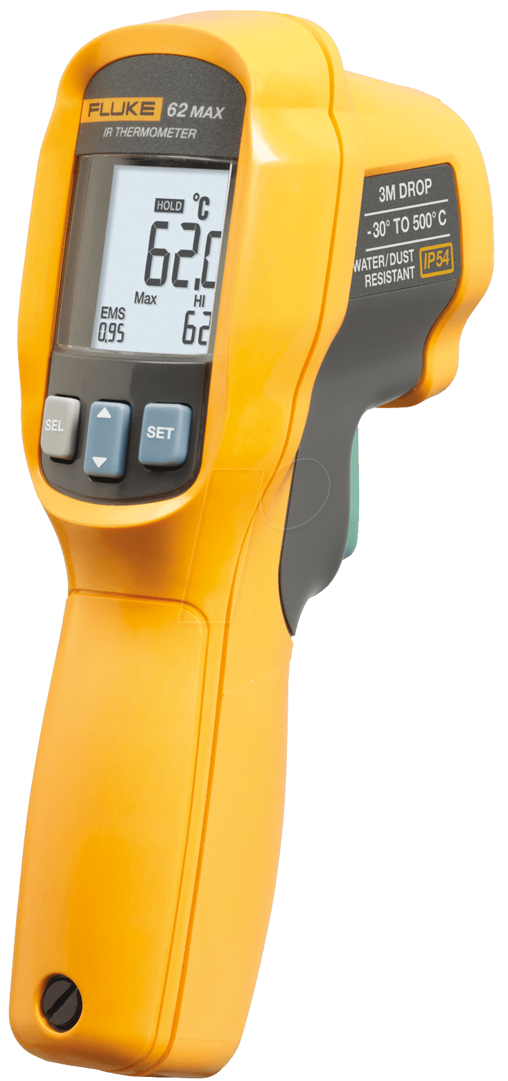 FLUKE 62 MAX - Infrarot-Thermometer 62 MAX, mit Laserpointer, -30 bis +500°C FLUKE 62 MAX - Infrarot-Thermometer 62 MAX, mit Laserpointer, -30 bis +500°C von FREI