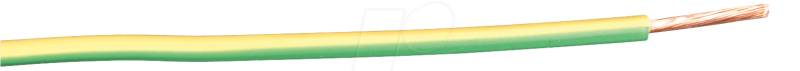 H07VK 2,5-50GG - Schaltlitze H07V-K, 2,5 mm², 50 m, grün / gelb von FREI