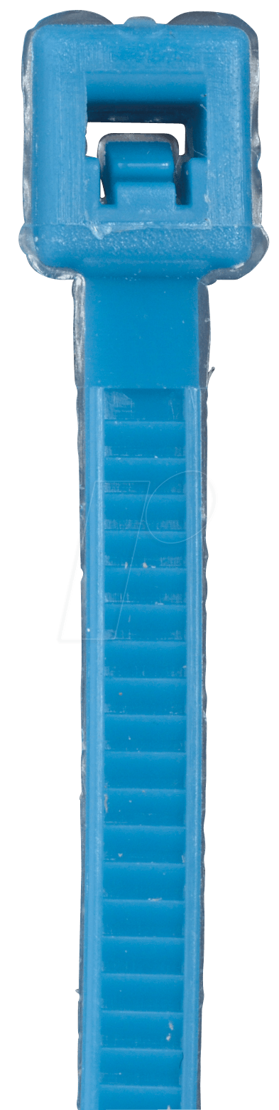 KAB 383 BL - Kabelbinder, standard, 383 mm, blau, 100er-Pack von FREI