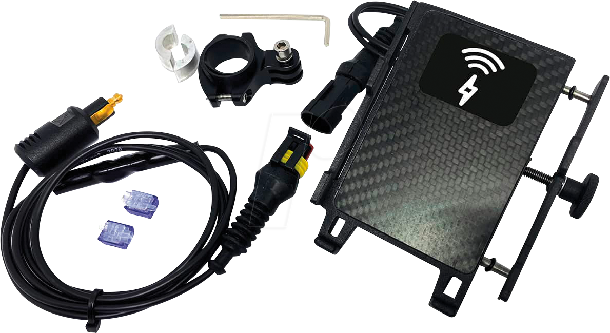 KRAD MC925 - Motorrad - Telefonhalter, Qi Lader, 71-90 mm KRAD MC925 - Motorrad - Telefonhalter, Qi Lader, 71-90 mm von FREI
