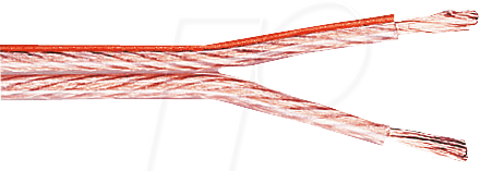 LAT 400-100 - Lautsprecherlitze, 2x4,0mm², transp., 100m-Ring LAT 400-100 - Lautsprecherlitze, 2x4,0mm², transp., 100m-Ring von FREI