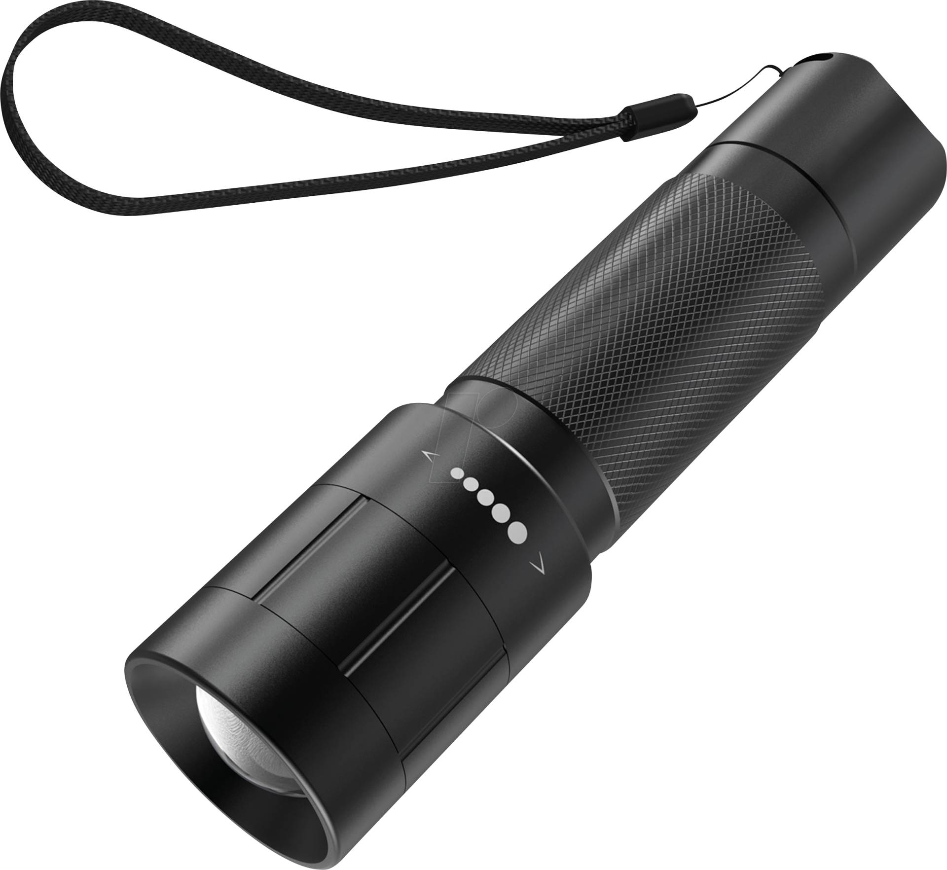 LED TL 1500 - LED-Taschenlampe, 1500 lm, schwarz, 6x AA (Mignon) von FREI