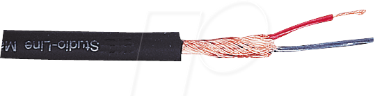 MLC 52-50 - Mikrofonleitung, trittfest, 2 x 0,22 mm², 50 m von FREI