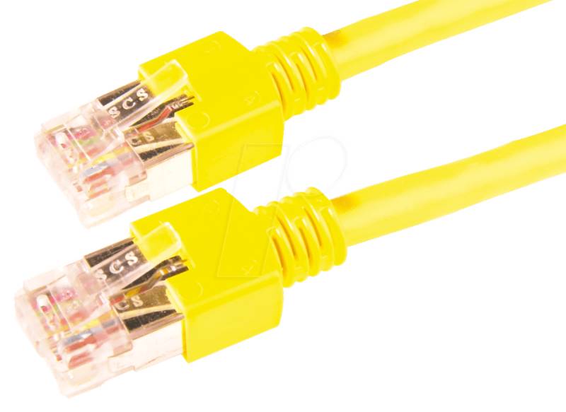 PATCH-300 20 GE - Categorie 5e, 300MHz, SF/UTP, 20 m, gelb von FREI