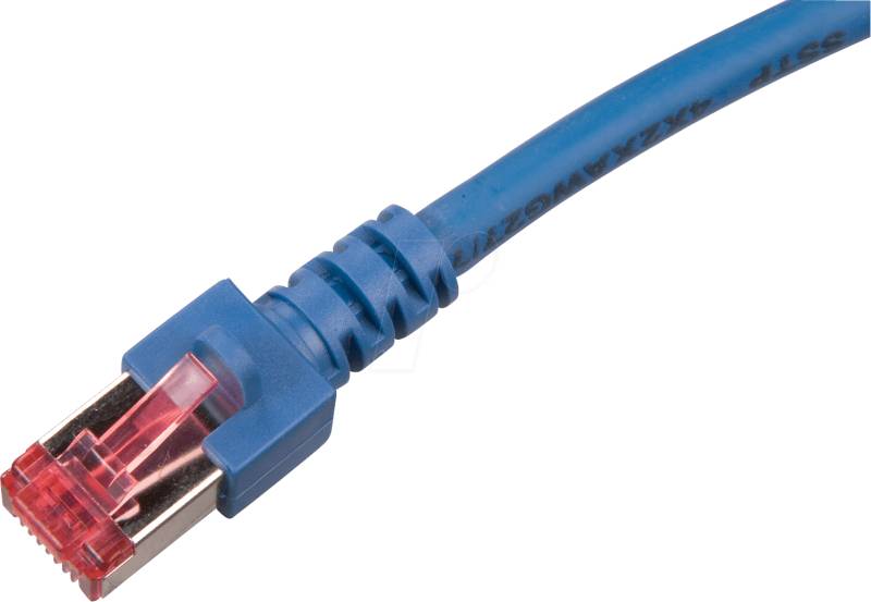 PATCH-C6 40 BL - 40 m Cat.6 PiMF-Patchkabel, blau von FREI