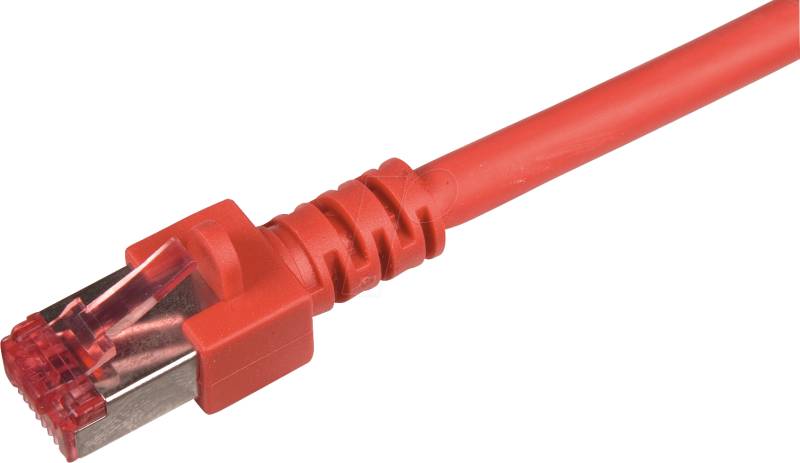 PATCH-C6 50 RT - 50 m Cat.6 PiMF-Patchkabel, rot von FREI