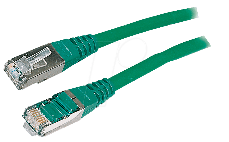 PATCHKABEL 1 GN - 1,0m Cat.5e-Kabel, grün, Netzwerkkabel RJ45 von FREI