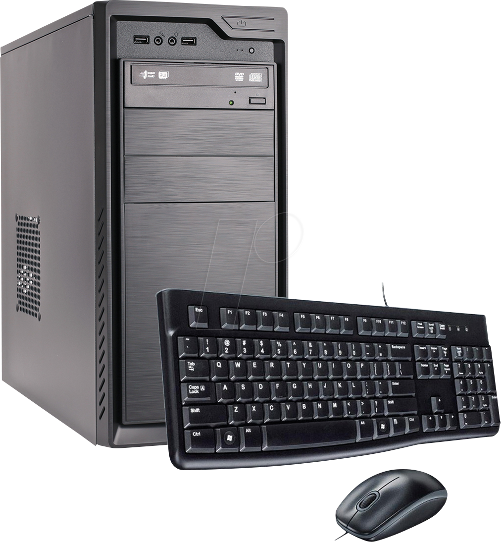 PCSYS 45128-3 - PC-Komplettsystem, Intel Core i3-10100F, 8GB, HDD von FREI