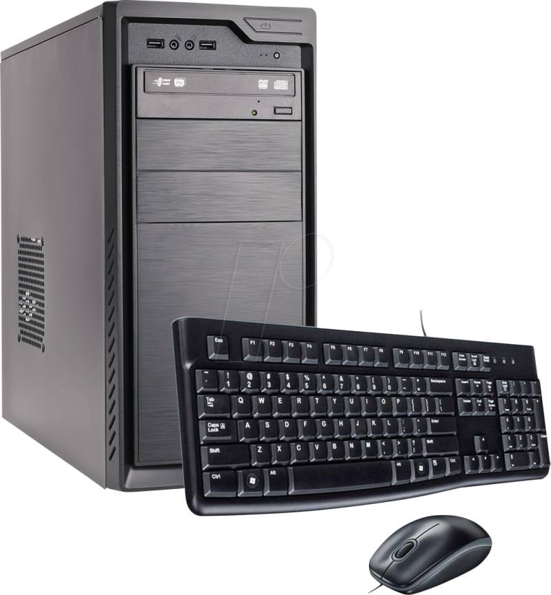 PCSYS 45128-3 - PC-Komplettsystem, Intel Core i3-10100F, 8GB, HDD von FREI