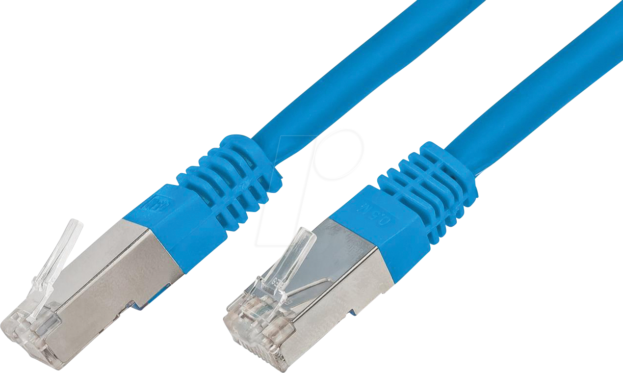 PKN-STP-C6 3 BL - Patchkabel Cat.6, S/FTP, 3 m, blau von FREI