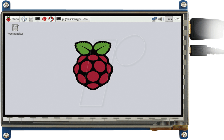 RASP LCD 7 C800 - Raspberry Pi Shield - Display LCD-Touch, 7'', 800x480 Pixel von FREI