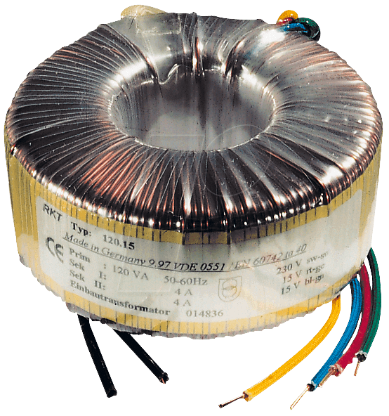 RKT 80015 - Ringkerntrafo, 800 VA, 2x 15 V, 2x 26,6 A RKT 80015 - Ringkerntrafo, 800 VA, 2x 15 V, 2x 26,6 A von FREI
