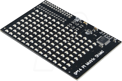 RPI SHD LED14X9 - Raspberry Pi - LED-Matrix, 14 x 9, SPI von FREI