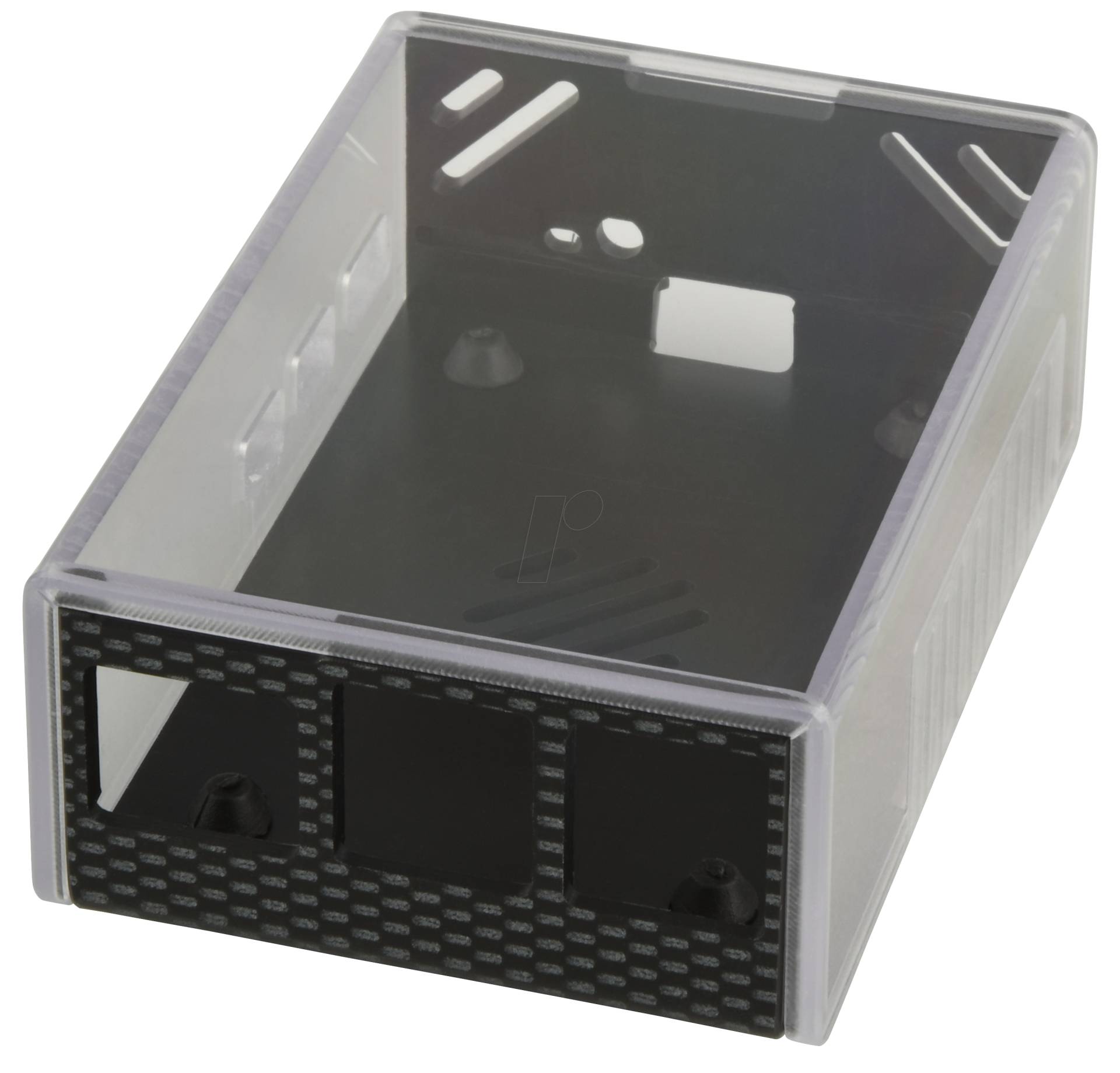 RPI5 CASE CARBON - Gehäuse für Raspberry Pi 5, carbon/transparent von FREI