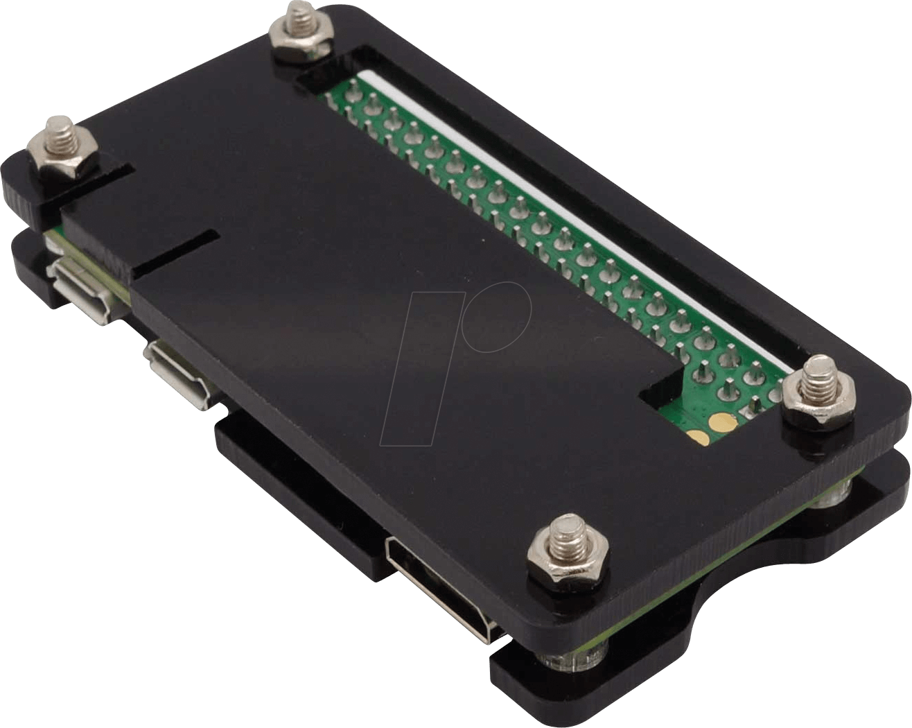 RPIZ CASE BK - Gehäuse für Raspberry Pi Zero, schwarz von FREI