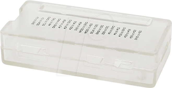 RPIZ CASE GPIOTR - Gehäuse für Raspberry Pi Zero, GPIO, transparent von FREI