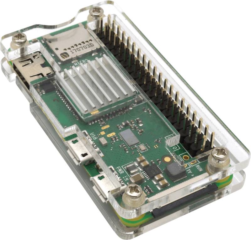 RPIZ CASE TR - Gehäuse für Raspberry Pi Zero, transparent von FREI