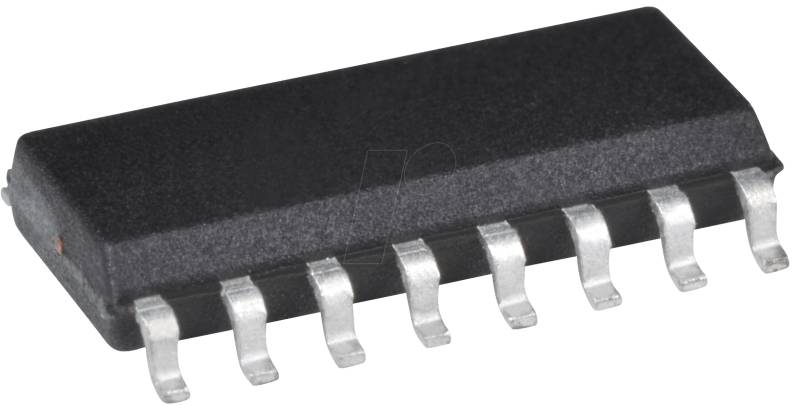 SMD 4543 - Latch, 7-Segment, 3 ... 15 V, SO-16 von FREI