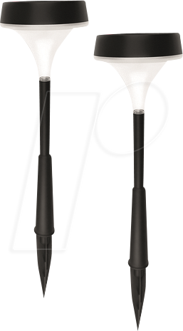 SOLAR OC-GL037B - 2er Pack LED-Solarleuchte, schwarz, IP65, 3000 K SOLAR OC-GL037B - 2er Pack LED-Solarleuchte, schwarz, IP65, 3000 K von SHENZHEN OECO