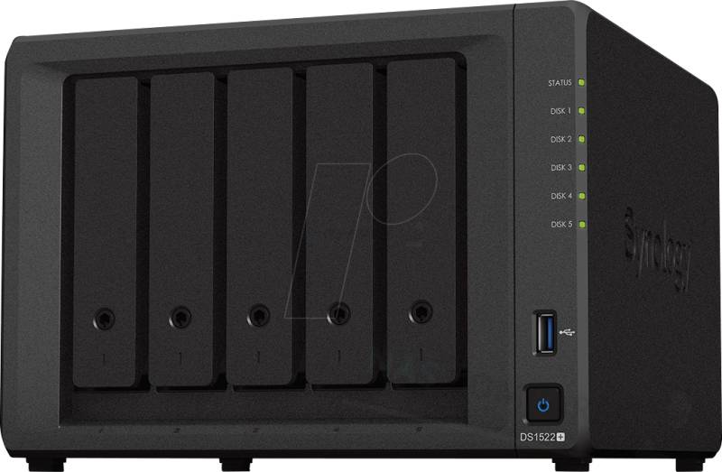 SYNOLOGY 1522+40 - NAS-Server DiskStation DS1522+ 40 TB HDD von FREI