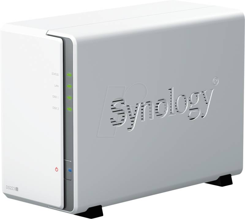 SYNOLOGY 223J12 - NAS-Server DiskStation DS223j 12 TB HDD von FREI