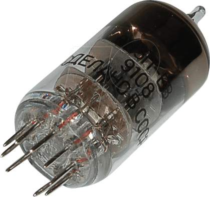 TUBE 6N3P/6H3N - Elektronenröhre, Doppeltriode, Noval, 9-pol, 6,3 V von FREI