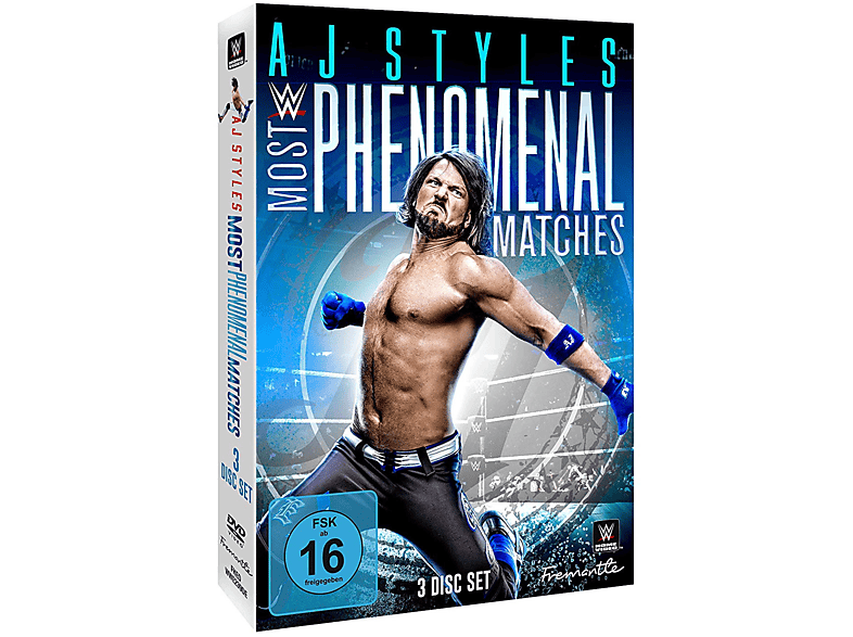 AJ Styles-Most Phenomenal Matches DVD von FREMANTLE