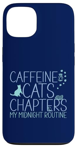 Coffein Cats & Chapters My Midnight Routine Night Cat Owl Hülle für iPhone 13 Coffein Cats & Chapters My Midnight Routine Night Cat Owl Hülle für iPhone 13 von FRESAN Cozy Bookworm Cat Owner Coffee Book Lovers