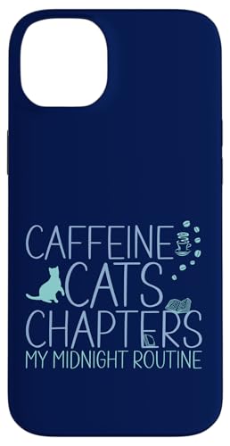 Coffein Cats & Chapters My Midnight Routine Night Cat Owl Hülle für iPhone 14 Plus Coffein Cats & Chapters My Midnight Routine Night Cat Owl Hülle für iPhone 14 Plus von FRESAN Cozy Bookworm Cat Owner Coffee Book Lovers
