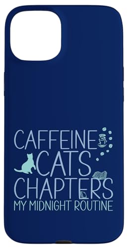 Coffein Cats & Chapters My Midnight Routine Night Cat Owl Hülle für iPhone 15 Plus Coffein Cats & Chapters My Midnight Routine Night Cat Owl Hülle für iPhone 15 Plus von FRESAN Cozy Bookworm Cat Owner Coffee Book Lovers