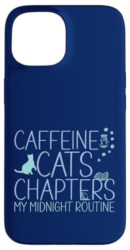 Coffein Cats & Chapters My Midnight Routine Night Cat Owl Hülle für iPhone 15 Coffein Cats & Chapters My Midnight Routine Night Cat Owl Hülle für iPhone 15 von FRESAN Cozy Bookworm Cat Owner Coffee Book Lovers