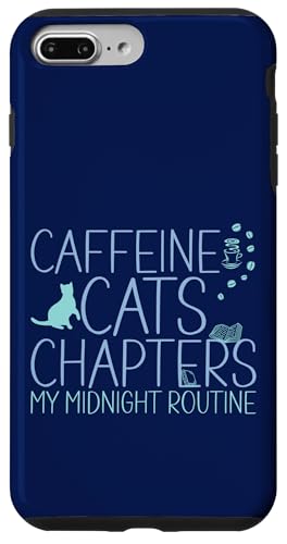 Coffein Cats & Chapters My Midnight Routine Night Cat Owl Hülle für iPhone 7 Plus/8 Plus Coffein Cats & Chapters My Midnight Routine Night Cat Owl Hülle für iPhone 7 Plus/8 Plus von FRESAN Cozy Bookworm Cat Owner Coffee Book Lovers
