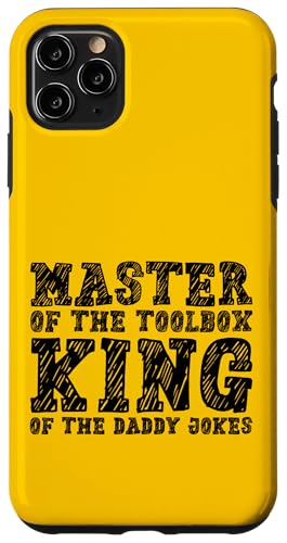 Master of the Toolbox King of the Daddy Witze Funny Tool Dad Hülle für iPhone 11 Pro Max Master of the Toolbox King of the Daddy Witze Funny Tool Dad Hülle für iPhone 11 Pro Max von FRESAN Dad Fixing Force Fun Handyman Father’s Day