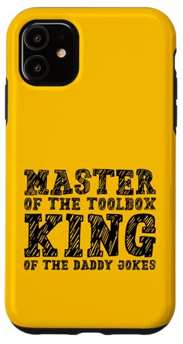 Master of the Toolbox King of the Daddy Witze Funny Tool Dad Hülle für iPhone 11 Master of the Toolbox King of the Daddy Witze Funny Tool Dad Hülle für iPhone 11 von FRESAN Dad Fixing Force Fun Handyman Father’s Day
