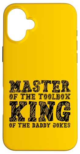 Master of the Toolbox King of the Daddy Witze Funny Tool Dad Hülle für iPhone 16 Plus Master of the Toolbox King of the Daddy Witze Funny Tool Dad Hülle für iPhone 16 Plus von FRESAN Dad Fixing Force Fun Handyman Father’s Day