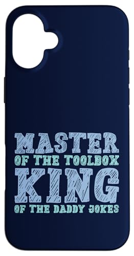 Master of the Toolbox King of the Daddy Witze Funny Tool Dad Hülle für iPhone 16 Plus Master of the Toolbox King of the Daddy Witze Funny Tool Dad Hülle für iPhone 16 Plus von FRESAN Dad Fixing Force Fun Handyman Father’s Day