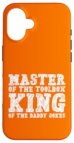 Master of the Toolbox King of the Daddy Witze Funny Tool Dad Hülle für iPhone 16 von FRESAN Dad Fixing Force Fun Handyman Father’s Day