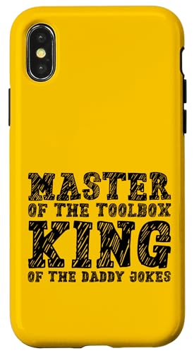Master of the Toolbox King of the Daddy Witze Funny Tool Dad Hülle für iPhone X/XS Master of the Toolbox King of the Daddy Witze Funny Tool Dad Hülle für iPhone X/XS von FRESAN Dad Fixing Force Fun Handyman Father’s Day
