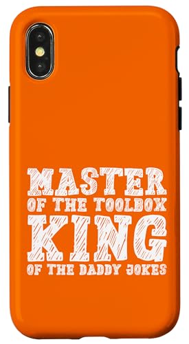 Master of the Toolbox King of the Daddy Witze Funny Tool Dad Hülle für iPhone X/XS Master of the Toolbox King of the Daddy Witze Funny Tool Dad Hülle für iPhone X/XS von FRESAN Dad Fixing Force Fun Handyman Father’s Day