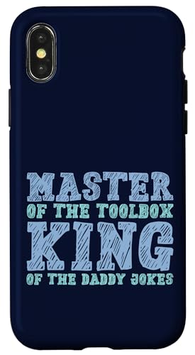 Master of the Toolbox King of the Daddy Witze Funny Tool Dad Hülle für iPhone X/XS Master of the Toolbox King of the Daddy Witze Funny Tool Dad Hülle für iPhone X/XS von FRESAN Dad Fixing Force Fun Handyman Father’s Day