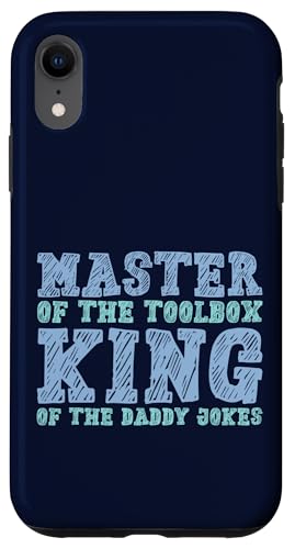 Master of the Toolbox King of the Daddy Witze Funny Tool Dad Hülle für iPhone XR von FRESAN Dad Fixing Force Fun Handyman Father’s Day
