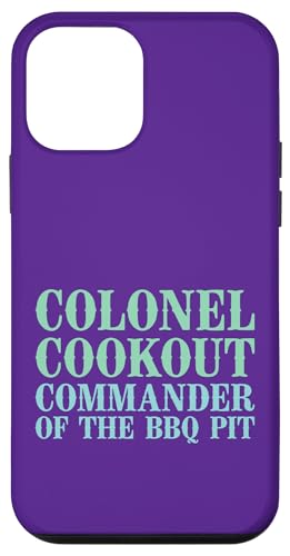 Colonel Cookout, Kommandant von The BBQ Pit, Barbecue Smoker Hülle für iPhone 12 mini von FRESAN Funny Grill Master Dad BBQ Father's Day