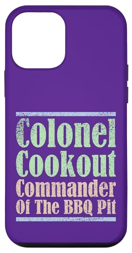 Colonel Cookout, Kommandant von The BBQ Pit, Barbecue Smoker Hülle für iPhone 12 mini von FRESAN Funny Grill Master Dad BBQ Father's Day