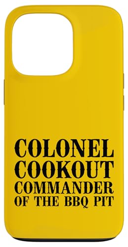 Colonel Cookout, Kommandant von The BBQ Pit, Barbecue Smoker Hülle für iPhone 13 Pro Colonel Cookout, Kommandant von The BBQ Pit, Barbecue Smoker Hülle für iPhone 13 Pro von FRESAN Funny Grill Master Dad BBQ Father's Day